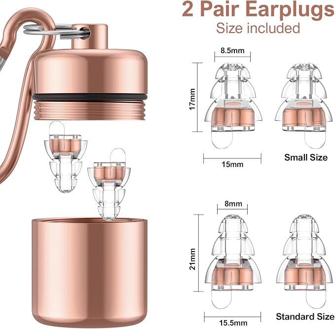High Fidelity Concert Earplugs for Concerts Musicians，Earplugs for noise - Image 2