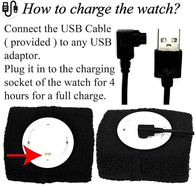 CoolFire Vibrating Alarm Clock Wristband, Silent Wake-Up Watch - Image 7