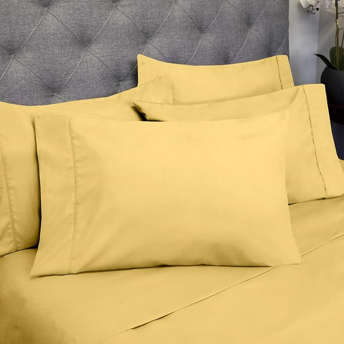 Sweet Home Collection 6 Piece 1500 Supreme Collection Brushed Microfiber Deep - Image 2