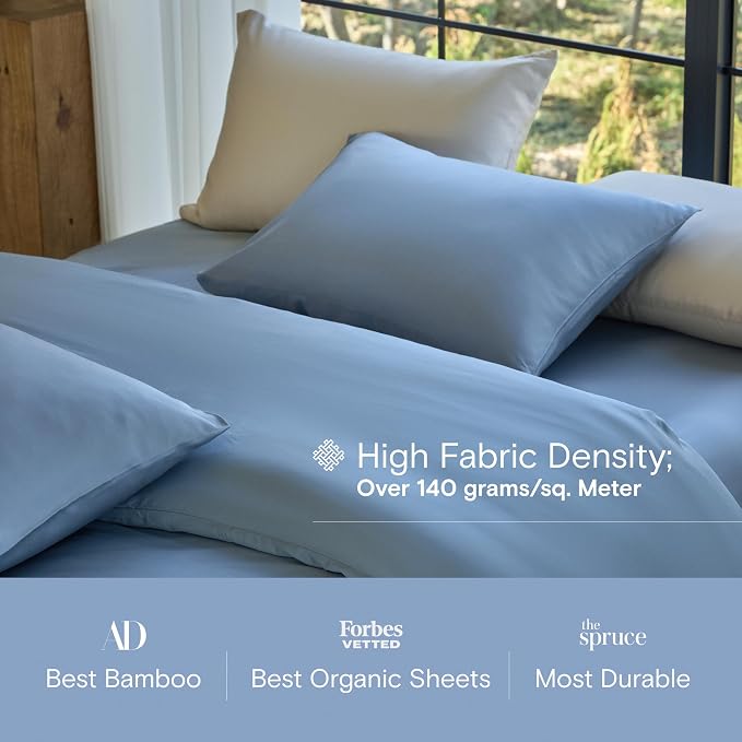 DOZ Sheet Set, 100% Viscose derived from Bamboo, Organically Grown, Buttery Soft - Image 4