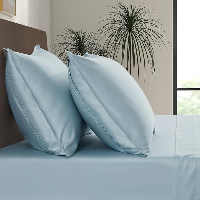Luxury Bamboo Market | Queen Envelope Pillowcase Set | 100% Viscose Made from by LuxuryBambooMarket