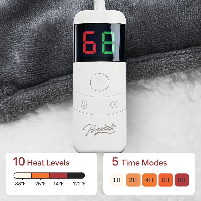 Homemate Heated Weighted Blanket - Image 4