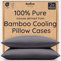 Bambaw 100% Viscose Derived from Bamboo Pillowcases Standard Size – Set of 2 by Bambaw