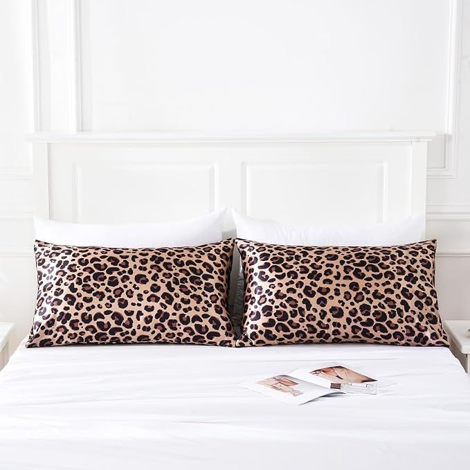 MR&HM Satin Pillowcase for Hair and Skin, Silk Satin Pillowcase 2 Pack - Image 8