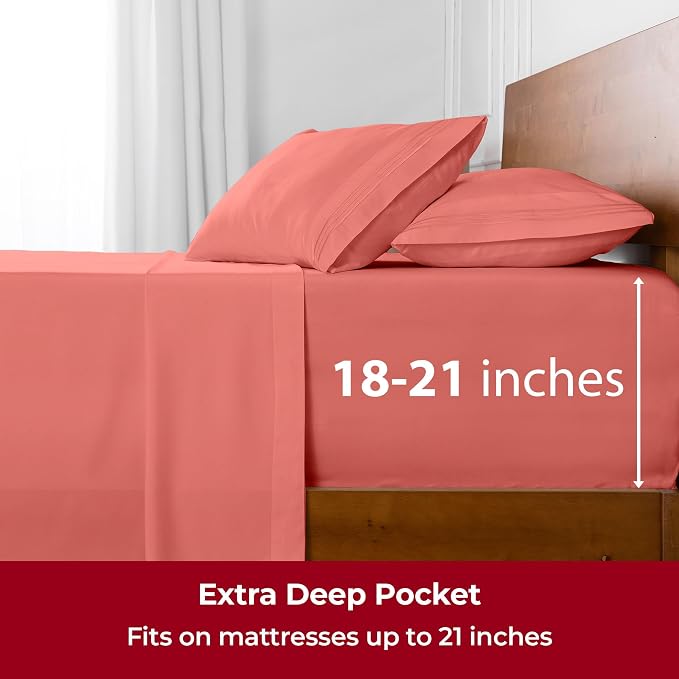 Mellanni Extra Deep Twin Sheets - Image 6