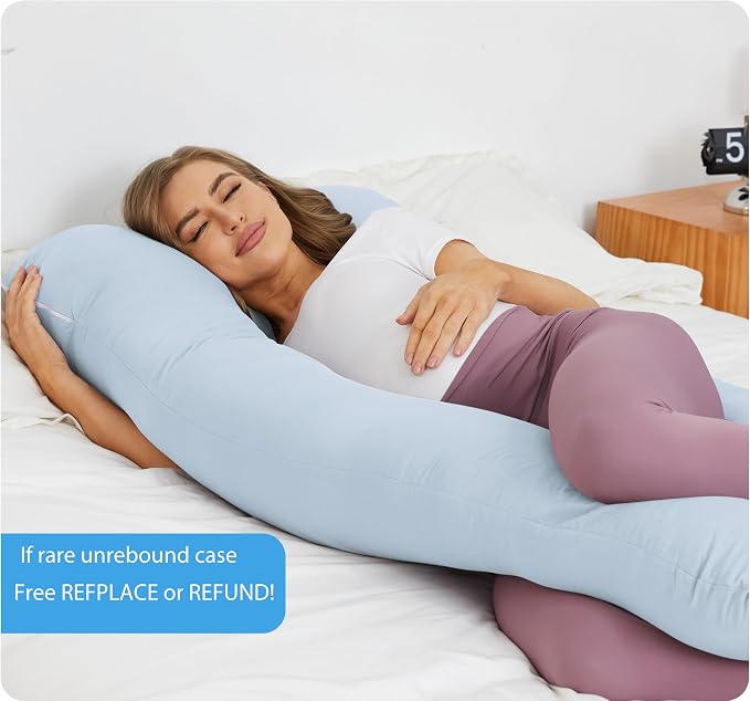ZZZhen Pregnancy Pillow for Sleeping, U Shaped Maternity Pillow - Image 5