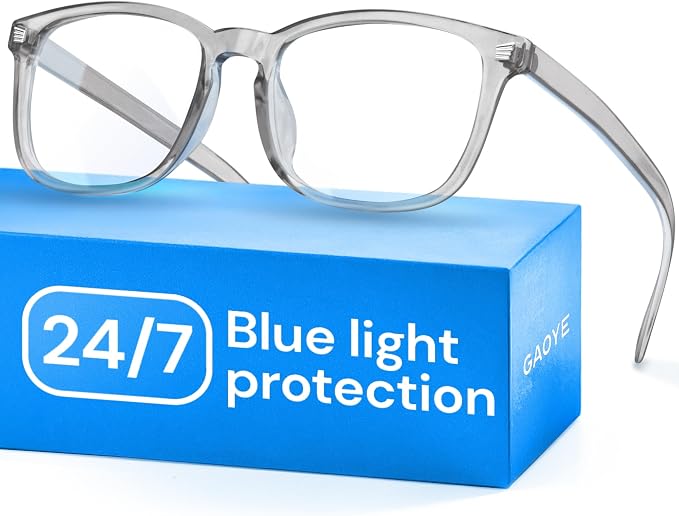 Gaoye Gray Blue Light Glasses for Computer & Gaming by Gaoye