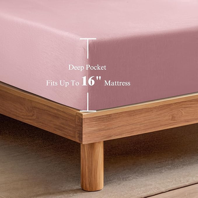 SONORO KATE 100% French Linen Fitted Sheet - Image 4