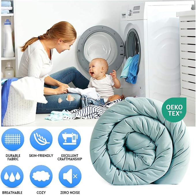 EASELAND Oversized King Down Alternative Comforter - Image 2