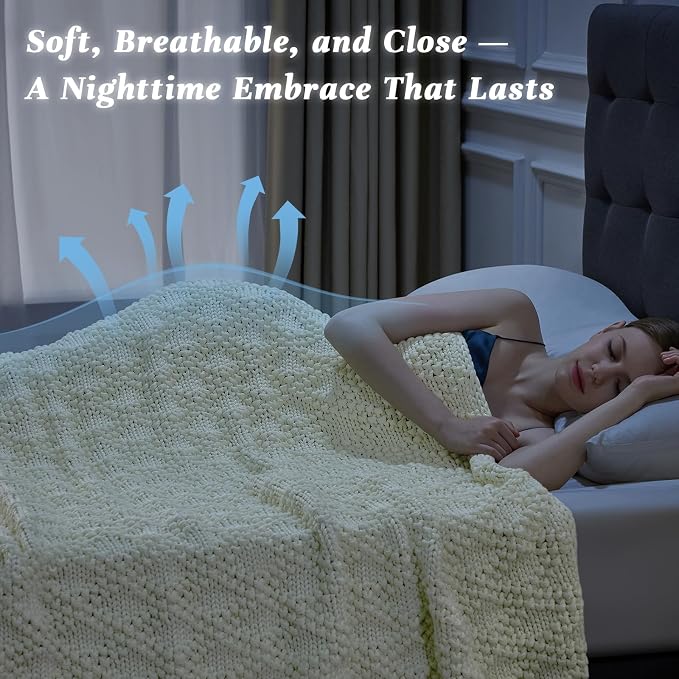 Anysay Knitted Weighted Blanket - Image 3