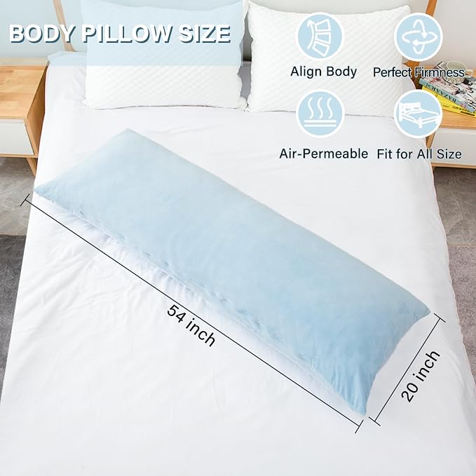 1 MIDDLE ONE Body Pillow, Memory Foam Body Pillows - Image 3