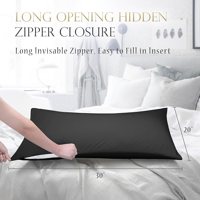 Cooling Crescent Pillow Cases Queen Size Set of 2 - Image 5