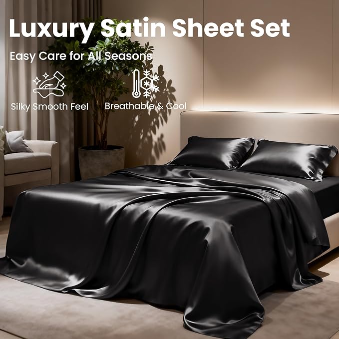 Love's cabin Satin King Sheet Sets - Image 8