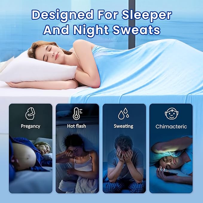 Topcee Cooling Blanket Full Size- 60"x90" Summer Cooling Throw Blanket - Image 4