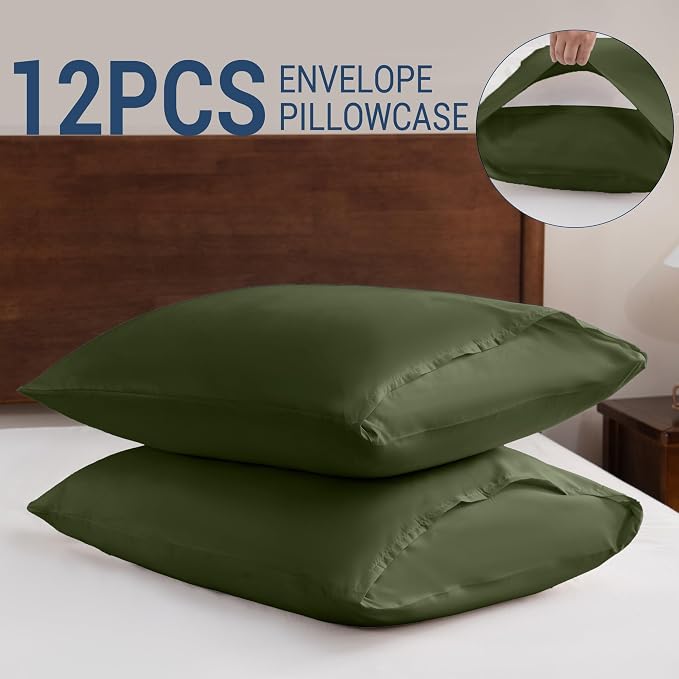Pillowcases Standard 12 Pack, 20x26 Pillow Cases - Image 5