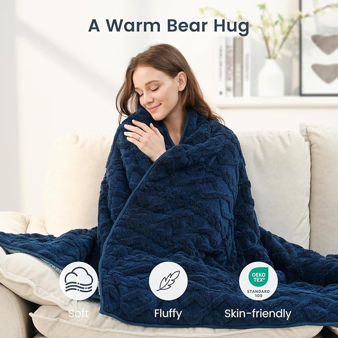 Sherpa Fleece Adult Weighted Blanket Great - Image 4