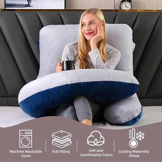 60 Inch Full Body Pregnancy Pillows - Image 5