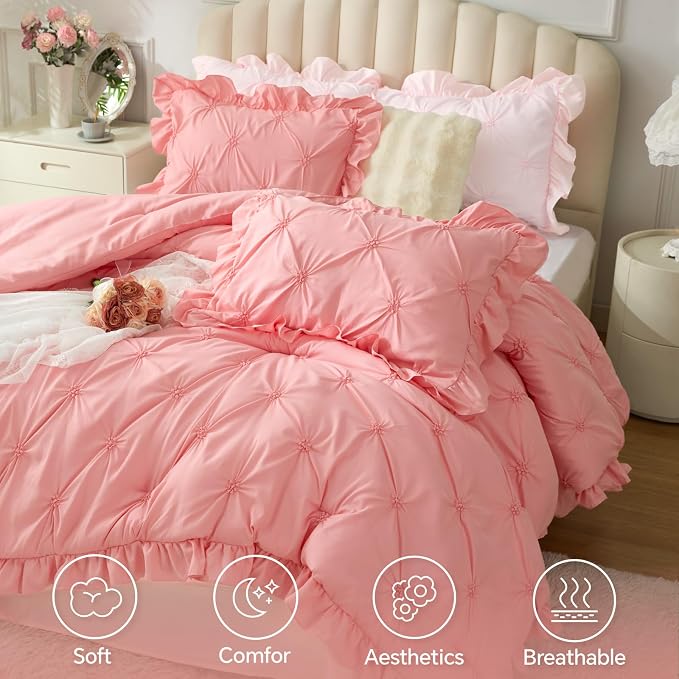 BEDELITE Pink King Size Comforter Set - Image 3