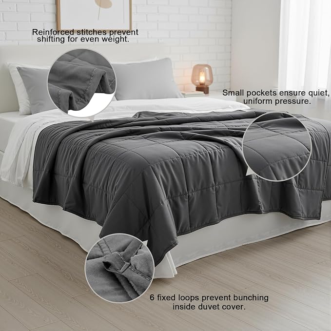 Smart Queen Weighted Blanket for Adults and Couple Queen Size Large Soft Heavy - Image 3