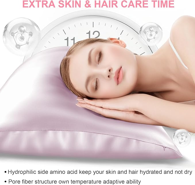Silk Pillow Cases 2 Pack King Size - Image 3