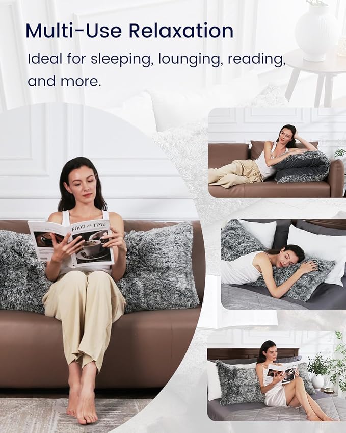ZonLi Fluffy Body Pillow, Full Body Pillows - Image 4
