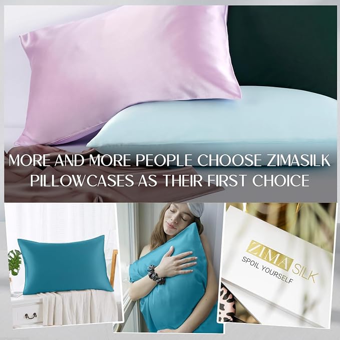 ZIMASILK 100% Pure Mulberry Silk Pillowcase - Image 6