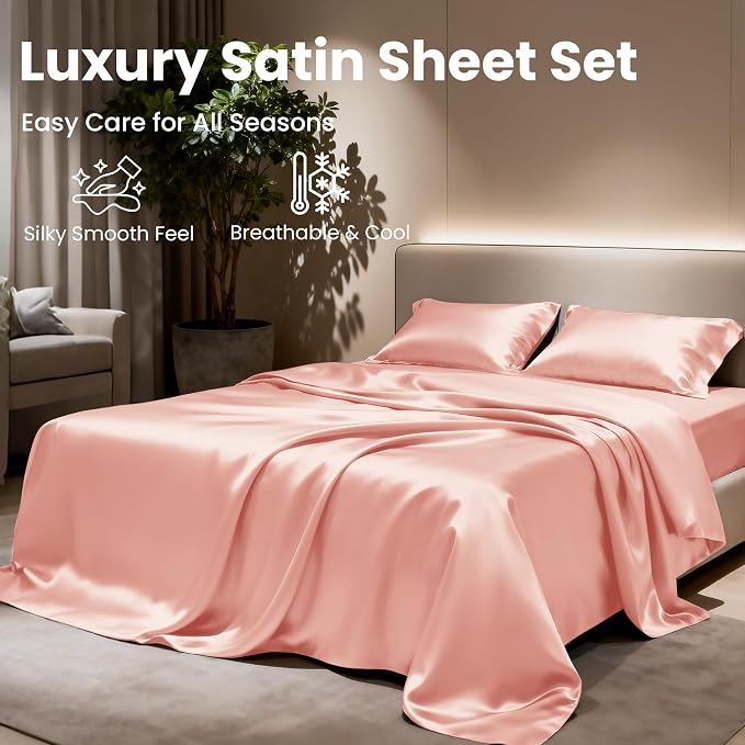 Love's cabin Satin Queen Sheets Set - Image 8