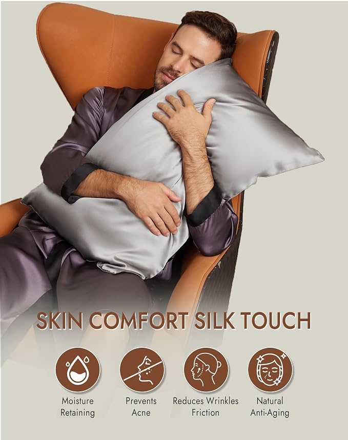 SilkSilky 100% Mulberry Silk Pillowcase - Image 4