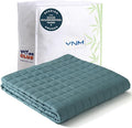YnM Cooling Weighted Blanket for Adults, 10lbs Heavy Bed Throw for One Person by YNM