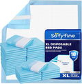 SOFYFINE Bed Pads with Adhesive Strip 30"x36" Thicken Elderly Adults by SOFYFINE