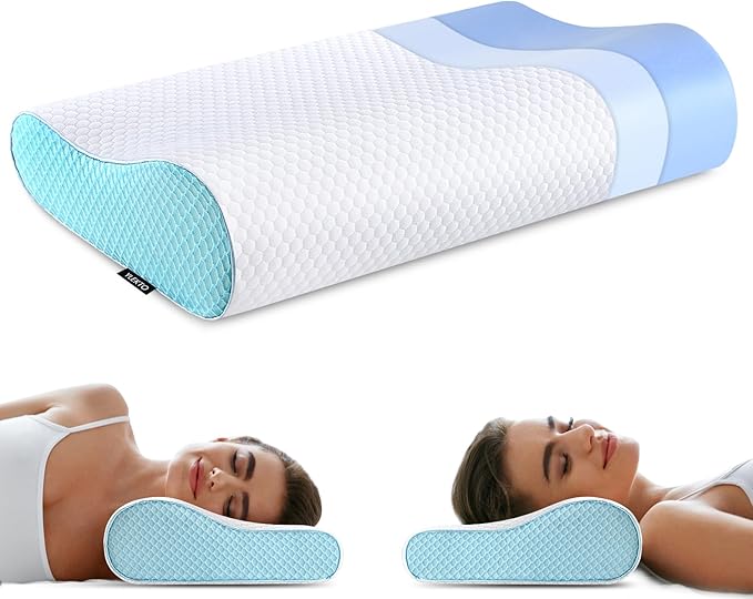 Memory Foam Pillows Neck Pillow Bed Pillow by Ylekto