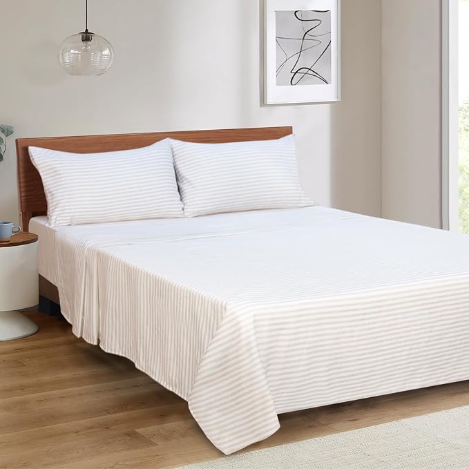 Mejoroom Striped Full Size Sheets - Image 5