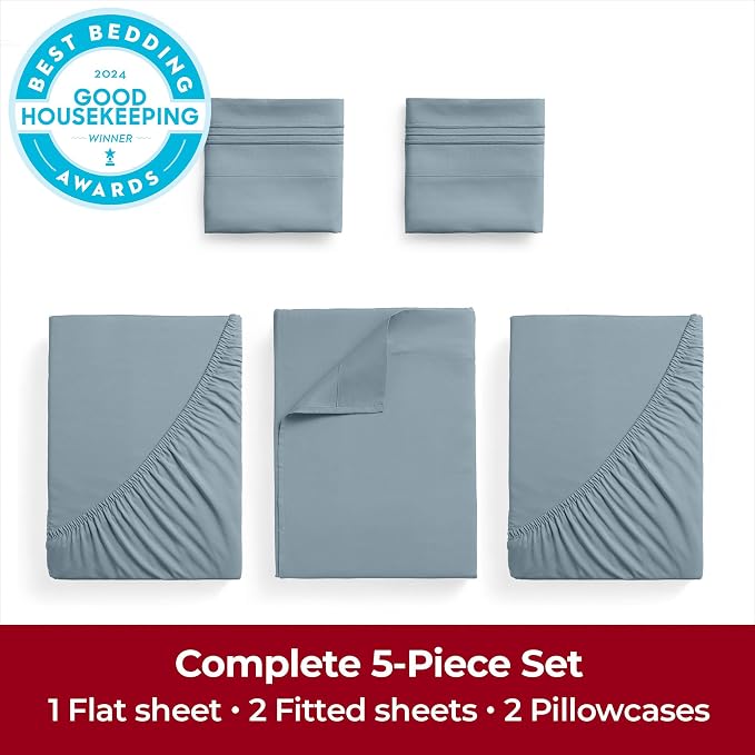 Mellanni Extra Deep Split King Sheets - Image 4
