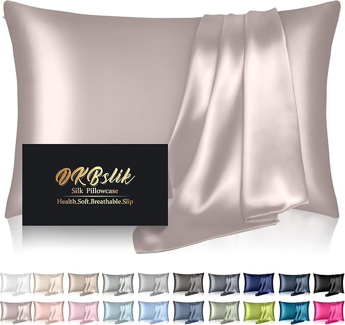 Mulberry Silk Pillow Cases King Size, Silk Pillowcase by HOME