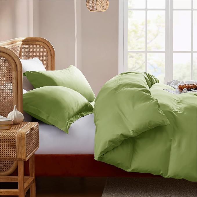 Nestl Calla Green Duvet Cover King Size - Image 7
