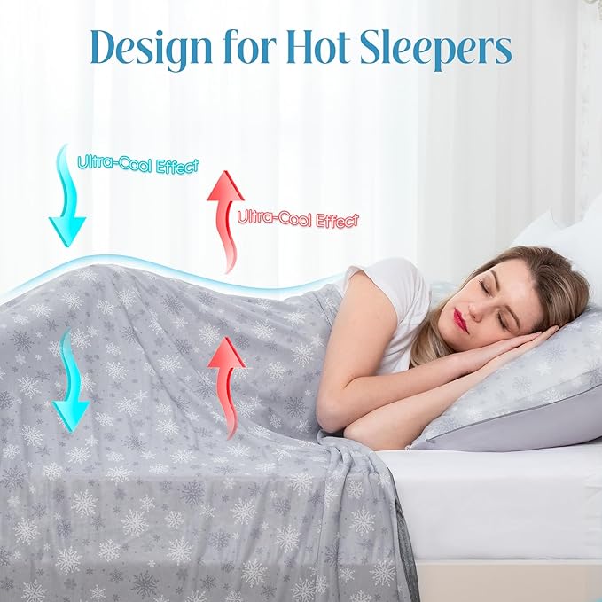 OIGAE Cooling Blanket for Hot Sleepers - Image 2