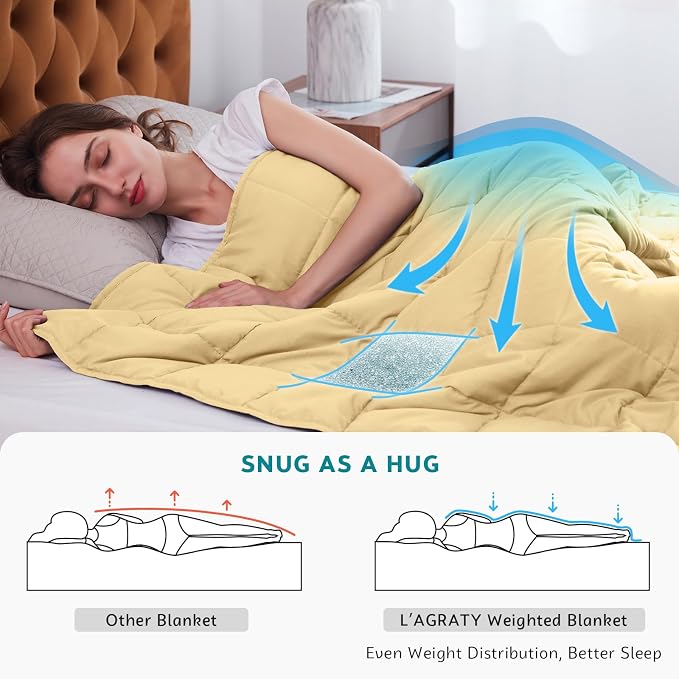 L'AGRATY Weighted Blanket - Image 3