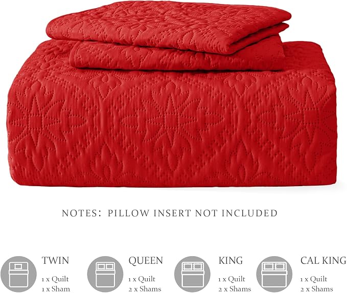 Exclusivo Mezcla Queen Quilt Bedding Set, Lightweight Soft Bedspreads Coverlets - Image 6