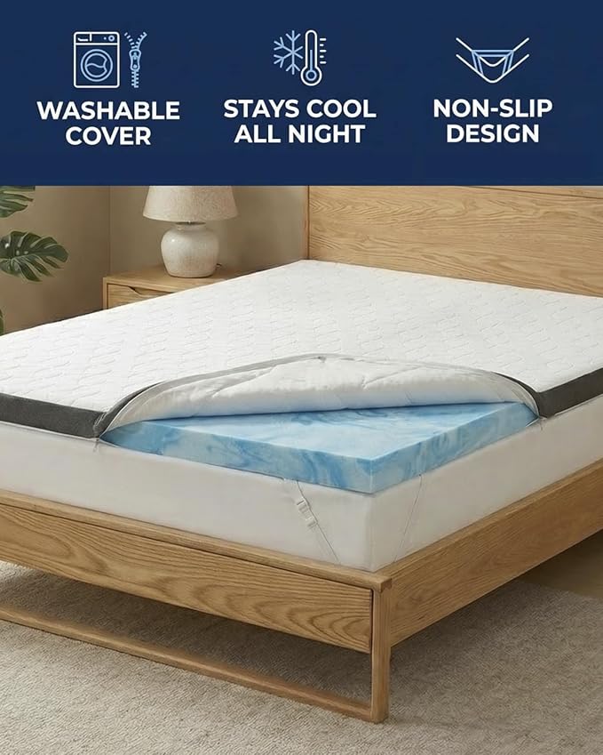 Memory Foam Mattress Topper - Image 4