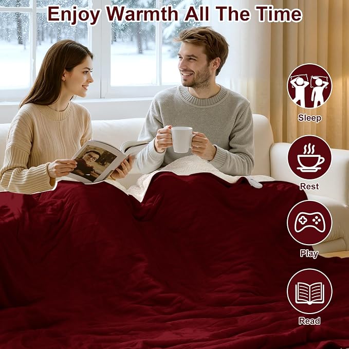 Queen Size Electric Blanket for Bed - Image 5