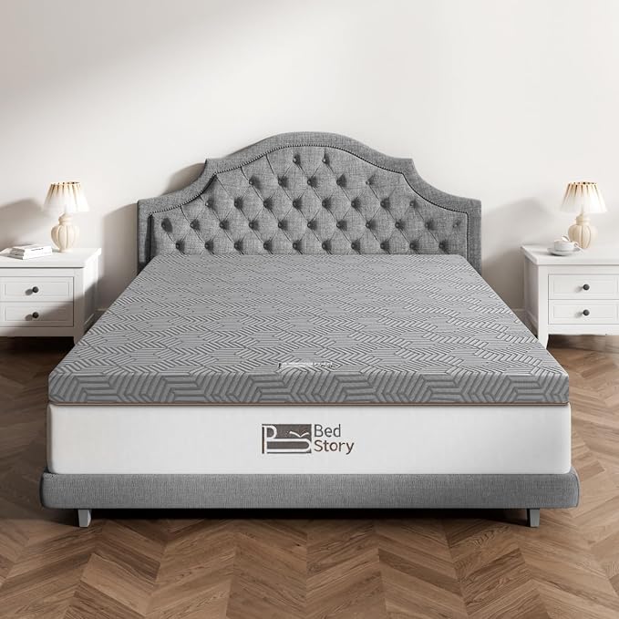 BedStory Extra Firm Mattress Topper Queen Size - Image 7