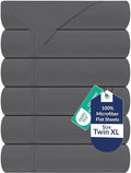 Royale Linens 6 Pack Bulk Flat Sheet Set by ROYALELINENS