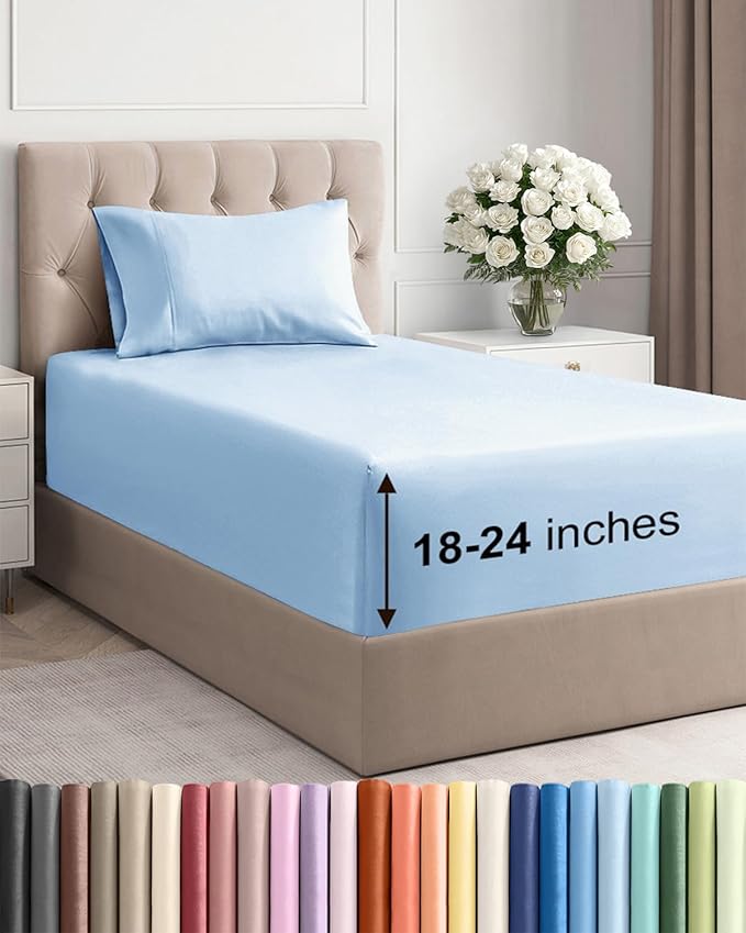 Extra Deep Twin Sheet Set by CGKUnlimited