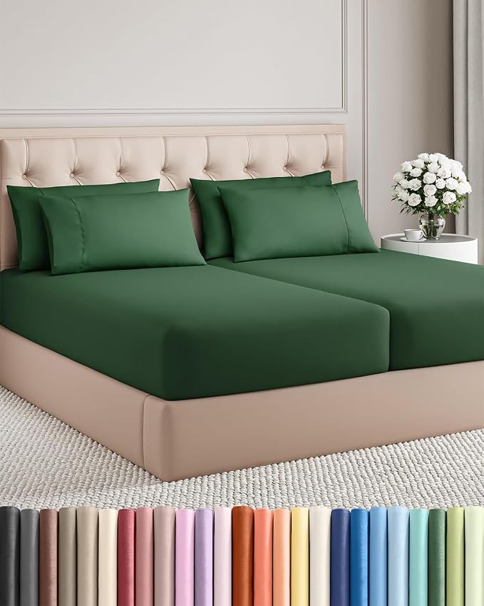 Split King 7 Piece Sheet Set by CGKUnlimited