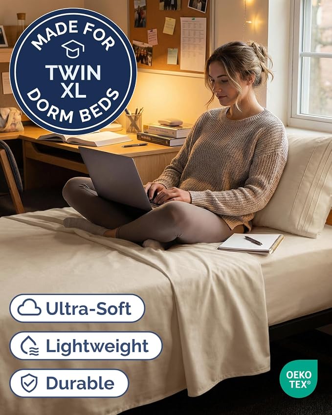 Twin XL Size 3 Piece Sheet Set - Image 2