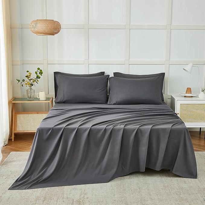 ILAVANDE King Size Sheets Set 6 Piece, Hotel Luxury Super Soft 1800 Series - Image 2