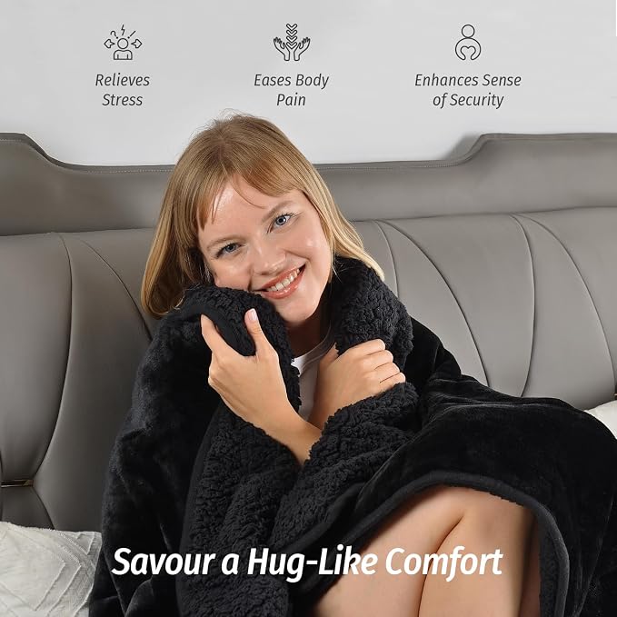 Wemore Sherpa Fleece Weighted Blanket - Image 4
