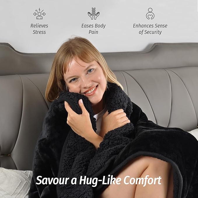 Wemore Sherpa Fleece Weighted Blanket - Image 4