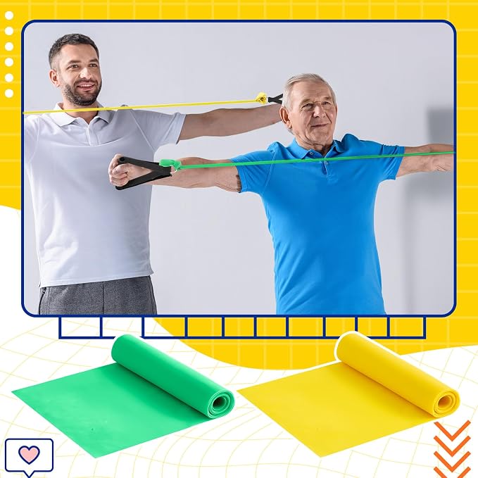 2 Pcs Resistance Band with Handles Chair Exercise Equipment - Image 6