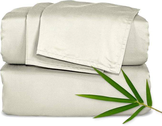 Pure Bamboo Full Sheets, Genuine 100% Organic Viscose Derived from Bamboo Bed by PureBamboo